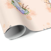 Osterhase Geschenkpapier (Rolleneckpunkt)