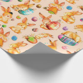 Osterhase Geschenkpapier (Ecke)