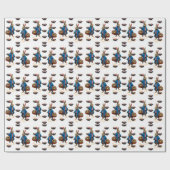 Osterhase geschenkpapier (Flach)