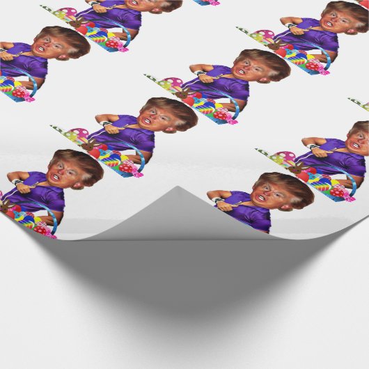 Osterhase Geschenkpapier (Ecke)