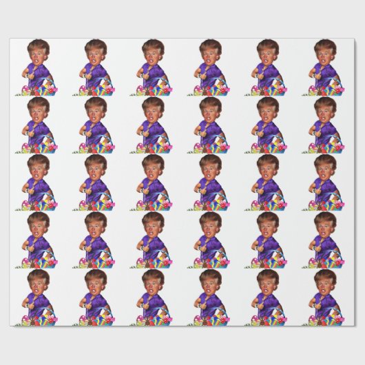 Osterhase Geschenkpapier (Flach)