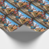 Osterhase Geschenkpapier (Ecke)