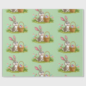 Osterhase Geschenkpapier (Flach)