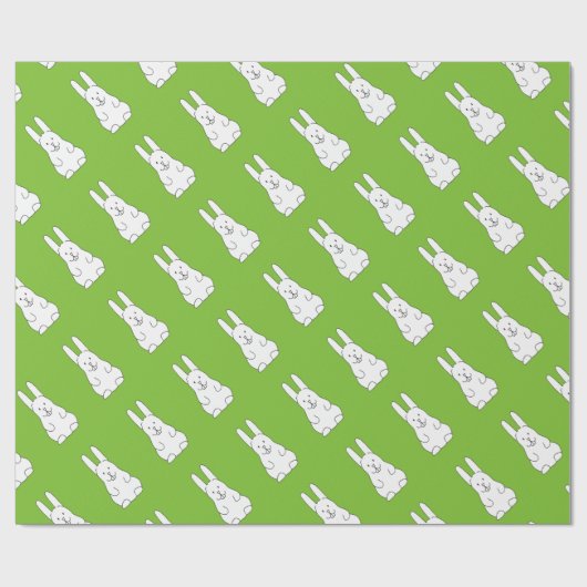 Osterhase Geschenkpapier (Flach)