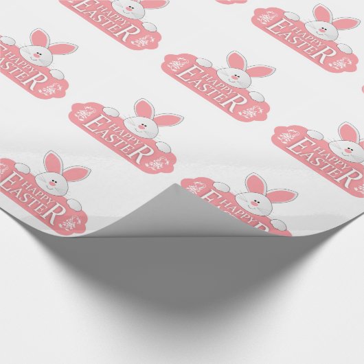 Osterhase Geschenkpapier (Ecke)