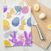 Osterhase Geschirrtuch (Viertel Falte)