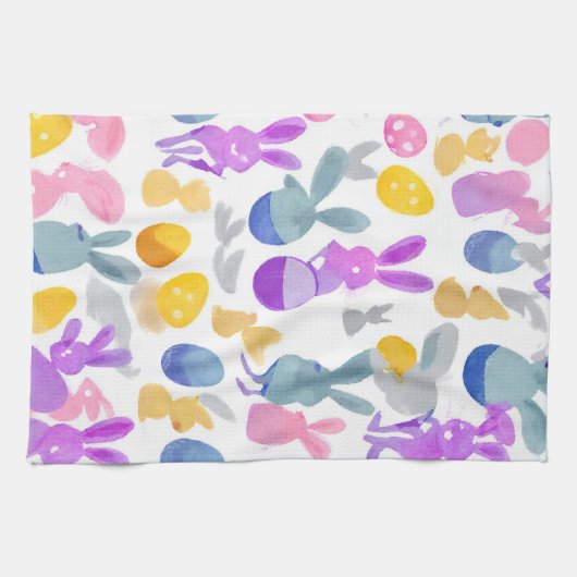 Osterhase Geschirrtuch (Horizontal)