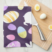 Osterhase Geschirrtuch (Viertel Falte)