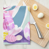 Osterhase Geschirrtuch (Viertel Falte)