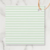 Osterhase gestreift geschenkanhänger (Rückseite)