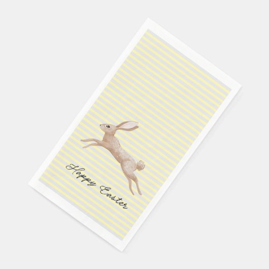 Osterhase gestreift serviette (Ecke)