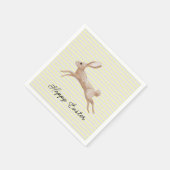 Osterhase gestreift serviette (Ecke)