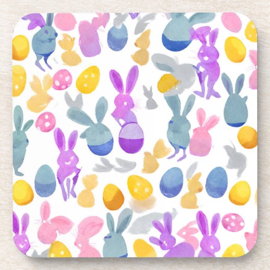 Osterhase Getränkeuntersetzer (Vorderseite)