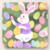 Osterhase Getränkeuntersetzer (Vorderseite)