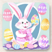 Osterhase Getränkeuntersetzer (Vorderseite)