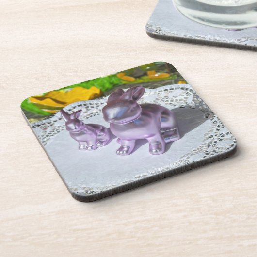 Osterhase Getränkeuntersetzer (Linke Seite)