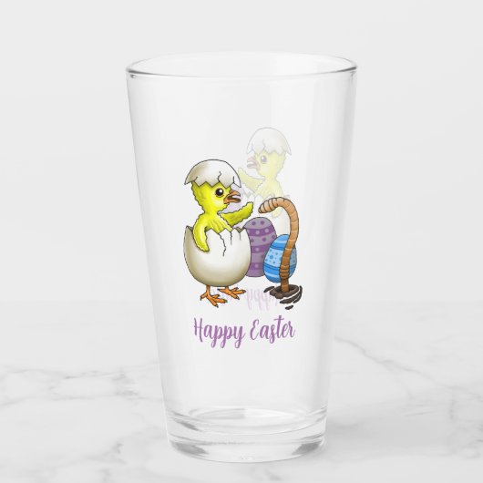 Osterhase Glas (Vorderseite)