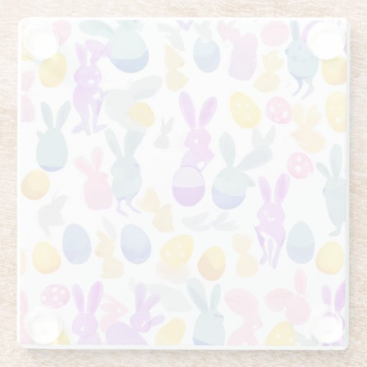 Osterhase Glasuntersetzer (Rückseite)