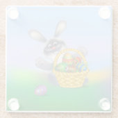 Osterhase Glasuntersetzer (Rückseite)