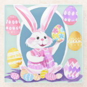 Osterhase Glasuntersetzer (Vorderseite)
