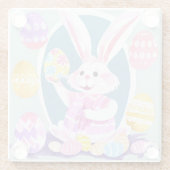 Osterhase Glasuntersetzer (Rückseite)