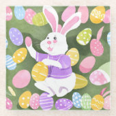 Osterhase Glasuntersetzer (Vorderseite)
