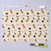 Osterhase Goldendoodle Hunde Seidenpapier (Handwerk)