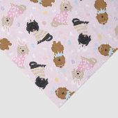Osterhase Goldendoodle Hunde Seidenpapier (Detail)