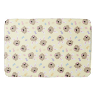 Osterhase Goldenes Retriever Muster Badematte