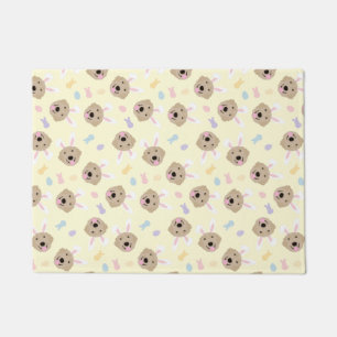 Osterhase Goldenes Retriever Muster Fußmatte