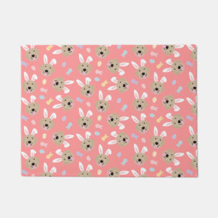 Osterhase Goldenes Retriever Muster Fußmatte