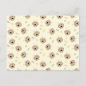 Osterhase Goldenes Retriever Muster Postkarte (Vorderseite)