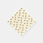 Osterhase Goldenes Retriever Muster Serviette (Ecke)