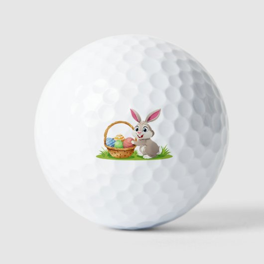 Osterhase Golfball (Vorderseite)