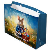 Osterhase große geschenktüte (Rückseite Schrägansicht)