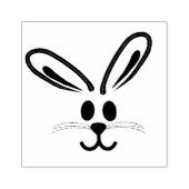 Osterhase Gummistempel (Prägung)