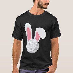 Osterhase Hase Golfball Golfer Lustiger Feiertag T-Shirt