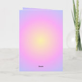 Osterhase Hübsche Pastete Karte (Rückseite)