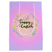 Osterhase Hübsche Pastete Mittlere Geschenktüte (Rückseite)