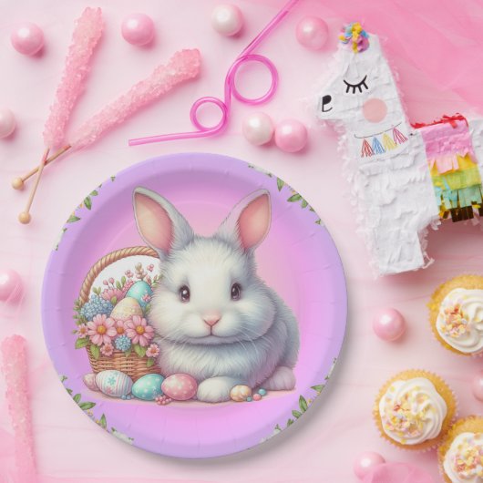 Osterhase Hübsche Pastete Pappteller (Party)