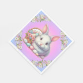 Osterhase Hübsche Pastete Serviette (Ecke)