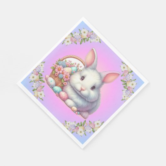 Osterhase Hübsche Pastete Serviette (Ecke)