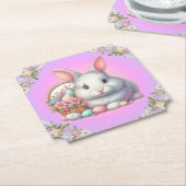 Osterhase Hübsche Pastete Untersetzer (angewinkelt)