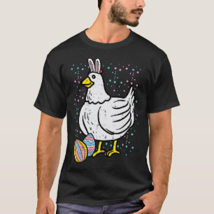 Osterhase Huhn Bauernhof Tier Landwirt Männer Frau T-Shirt