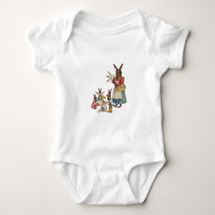Osterhase Hühnerhase Eier Baby Strampler