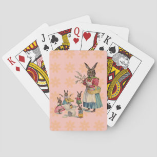 Osterhase Hühnerhase Eier Spielkarten