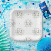 Osterhase II Pappteller (Party)