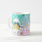 Osterhase im Ei Kaffeetasse (Vorderseite Links)