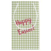 Osterhase im Frühjahrsgarten Kleine Geschenktüte (Rückseite)