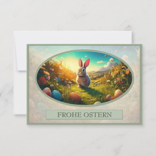 Osterhase im Frühlingszauber (Vorderseite)